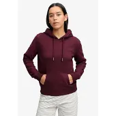 Superdry Superdrytil kvinder. W2012779A Signature hættetrøje bordeaux (M), Casual, Rødbrun, Bomuld, Burgund