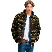Superdry Abstract Fleece Through Sweatshirt Med Lynlås