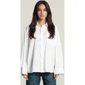 G-Star Bomber Shirt - White - Women