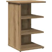 vidaXL skænk 35x35x55 cm konstrueret træ egetræsfarve