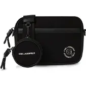 Karl Lagerfeld Kamerataske 'Ikon' sort / hvid