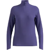 Odlo - Fleece dame - Mid Layer Half Zip Essential Ceramiwarm W Skipper Blue til UnisexUld - Størrelse L - Flåde