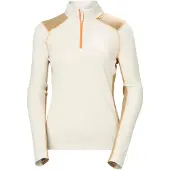Helly Hansen Lifa Merino Midweight 1/2 Zip, dame, hvid