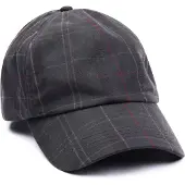 Barbour Hætte gul / oliven / rød