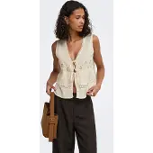 ONLY Vest 'JDYMaddie' uldhvid
