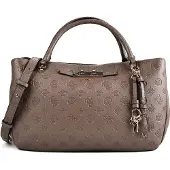 GUESS Skuldertaske 'CARMELLA GIRLFRIEND' taupe