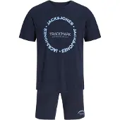 Jack & Jones Joggingdragt 'JJBENSON' navy / lyseblå