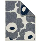 Marimekko Unikko håndklæde 50x70 cm Off white-blueberry