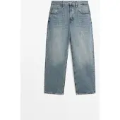 Massimo Dutti - Male - Barrel Fit-Jeans - Indigoblå - 32