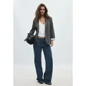 Stradivarius Regular Fit Blazer Med Hanefjedsmønster 0-200 Xl