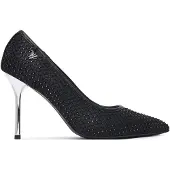 Karl Lagerfeld Pumps ' Sarabande Mesh-Pumps mit Edelsteinen ' sort