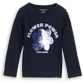 Tom Tailor Bluser & t-shirts blå / navy / lilla / sølv