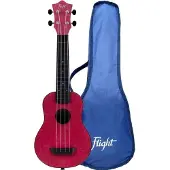 Flight TUS-65 Travel Soprano Ukulele Ruby