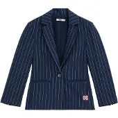 We fashion Blazer navy / bordeaux / hvid