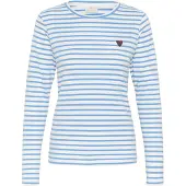 Kaffe Shirts 'Liddy' azur / hvid