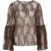 We fashion Bluse mørkebrun