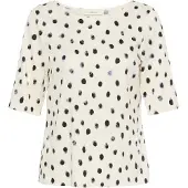 Inwear Bluse creme / sort