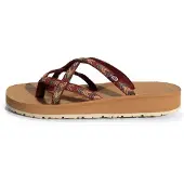 Minnetonka Klipklappere 'Hanna' beige / brun / grøn