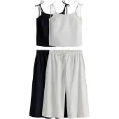 The Set Pyjamas sort / hvid