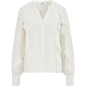 We fashion Bluse naturhvid