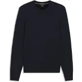BOSS Sweater i merinould med broderet logo