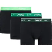 Nike Underbukser Essential Cotton Stretch 3-Pak - Sort/Grøn, størrelse Large