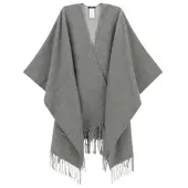 GUESS Guesstil kvinder. AW5660POL03 Poncho Grå melange (OSFA), Casual, Polyester