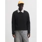 Jack & Jones Ensfarvet Striktrøje