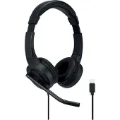 Kensington H1000 USB-C On-Ear Headset, sort