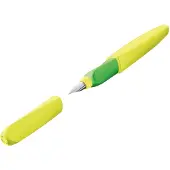 Pelikan 807272, Gul, Påfyldningssystem til patron, Rustfrit stål, Ambidextrous, Tyskland, 1 stk
