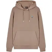 EA7 EA7til mænd. 8NPM21_PJ4EZ Sudadera Premium Shield taupe (3XL), Casual, Polyester, Gråt