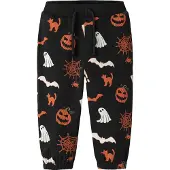 Name it Sweatpants - NmnOvar - Sort - - 2 år (92) - Sweatpants