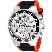 Invicta Herreur 12411 Pro Diver Hvid/Gummi Ø52 mm