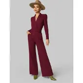 Madnezz House Jumpsuit vinrød