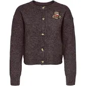 ONLY Cardigan brun / umbra / brun-meleret / rød