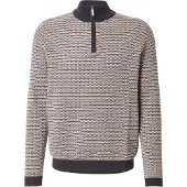 Bugatti Pullover marin / brun / hvid