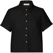 Anse Victorin Bluse 'Sarah Linen' sort