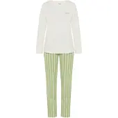 LASCANA Pyjamas ecru / lysegrøn