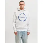 Jack & Jones Sweatshirt 'JJBENSON' ensian / hvid-meleret
