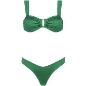 Acuarela Brand Bikini 'Royale U Brazilian Bikini Set' grøn