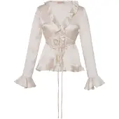 Anse Victorin Bluse 'Lily' creme