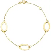 Diamant L'Eternel Armbånd 'Armband aus 375 Gelbgold' guld
