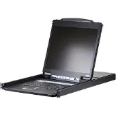 Aten CL1308N - KVM-konsol med KVM switch - 8 porte - PS/2, USB - 19 - rackversion - 1280 x 1024 @ 75 Hz - 250 cd/m² - 1000:1 - 5 ms - 1U