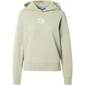Karl lagerfeld JEANS Sweatshirt lysegrøn / hvid