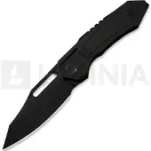 We Knife Bogey foldekniv, Black Titanium, Black Stonewash