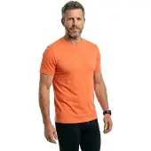Armani Exchange A|X Armani Exchangetil mænd. 8NZT74ZJA5ZU3040 Slim Fit T-shirt orange (S), Casual, Bomuld, Korte ærmer