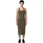 Armani Exchange A|X Armani Exchangetil kvinder. XW000820AF13729U7043 Figursyet kjole grøn (L), Casual, Viscose, Uden ærmer/stropper