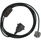 Creative Cables Snakebis Twisted Shade Ready E14 Lampeholder Med Ledning