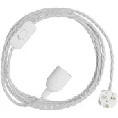 Creative Cables Snakebis Twisted E14 Lampeholder Med Ledning