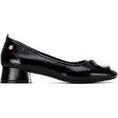 Carmela Carmelatil kvinder. 16436301-NEGRO Læderballerinaer 164363 sort (38), 3-5 cm, Ingen, Casual, Klassisk, Patentlæder